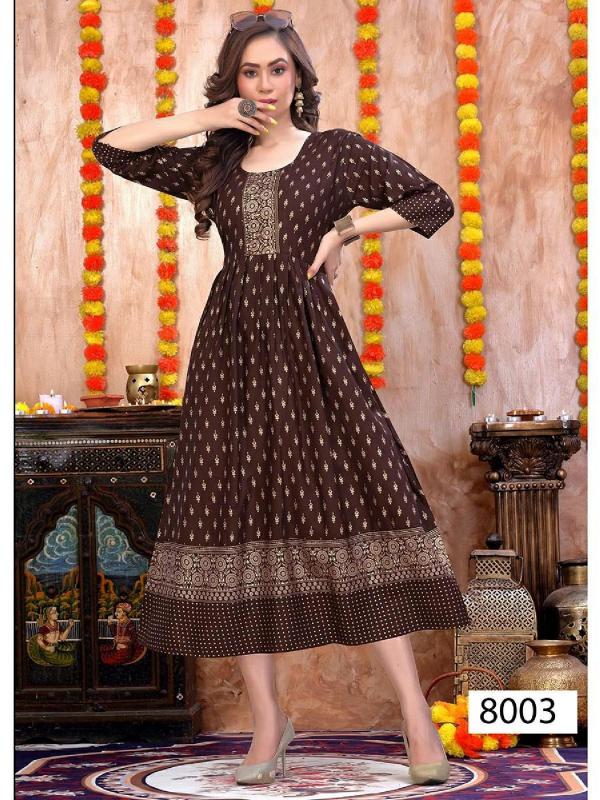 Golden Fanna Vol 1 Rayon Designer Exclusive Kurti Collection